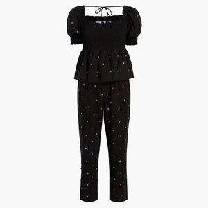 Hill House Black top and bottom set